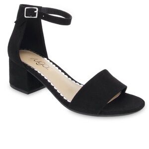 Women’s Dress Shoes SUGAR Noelle Block Heel Suede Sandals Size 8.5 AUTHENTIC NEW